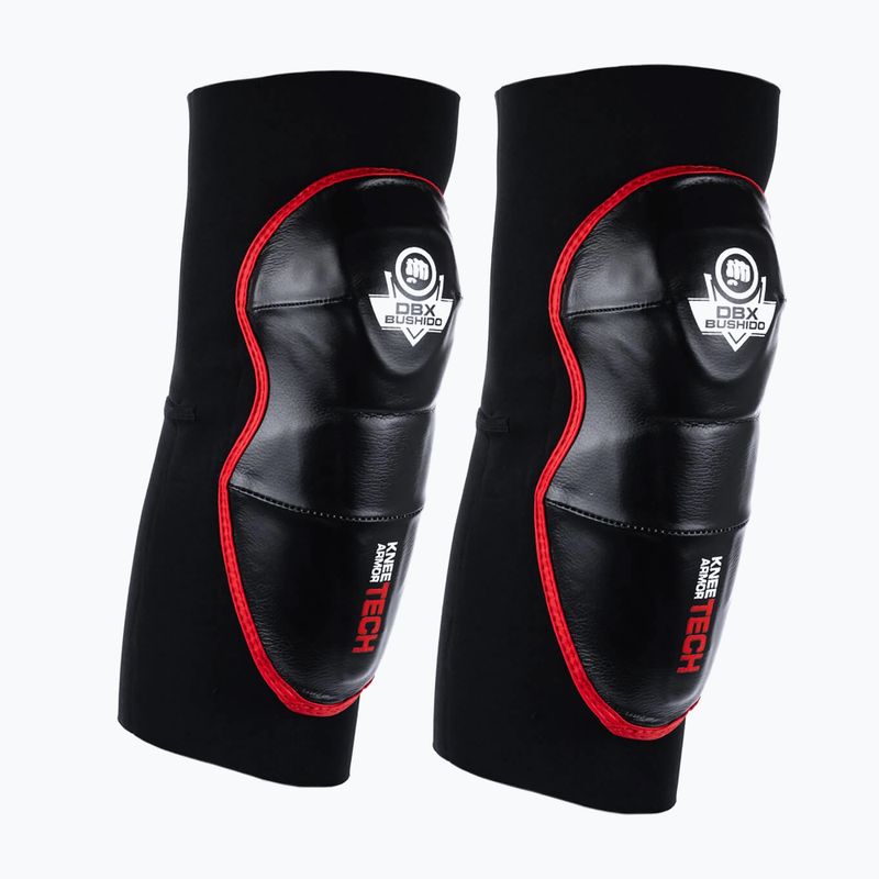 DBX BUSHIDO "Warrior" knee protectors black/red