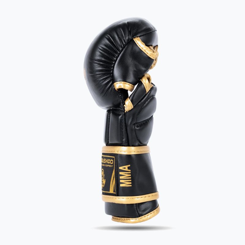 DBX BUSHIDO Master MMA grappling gloves black/gold 5