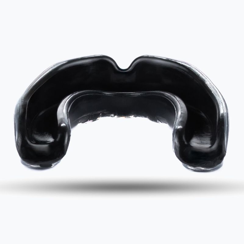 Mouthguard DBX BUSHIDO Flame HydraGel black/white/yellow 4