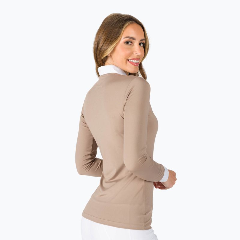 FERA Equestrian Stradust women's competition longsleeve shirt beige 1.1.l 3