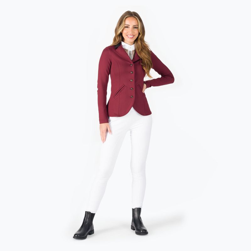 Women's equestrian tailcoat FERA Equestrian The One maroon 1.2. 2