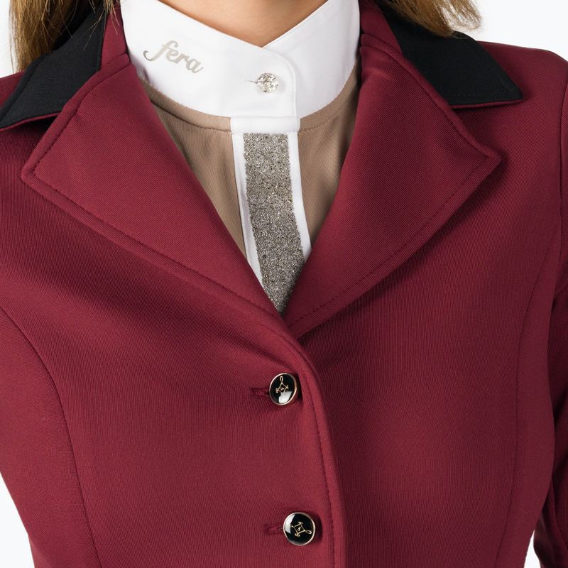 Women's equestrian tailcoat FERA Equestrian The One maroon 1.2. 5