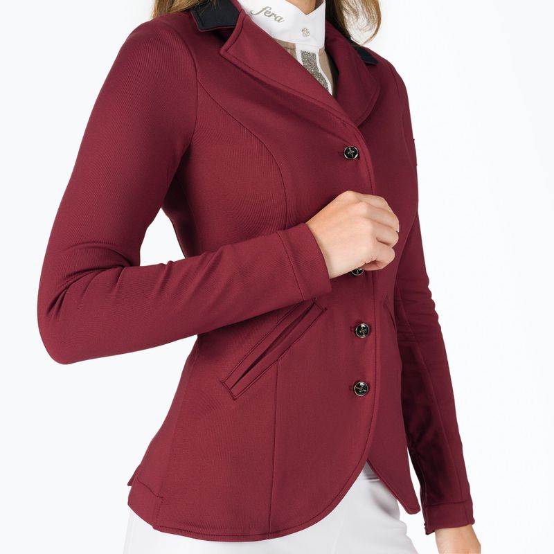 Women's equestrian tailcoat FERA Equestrian The One maroon 1.2. 6