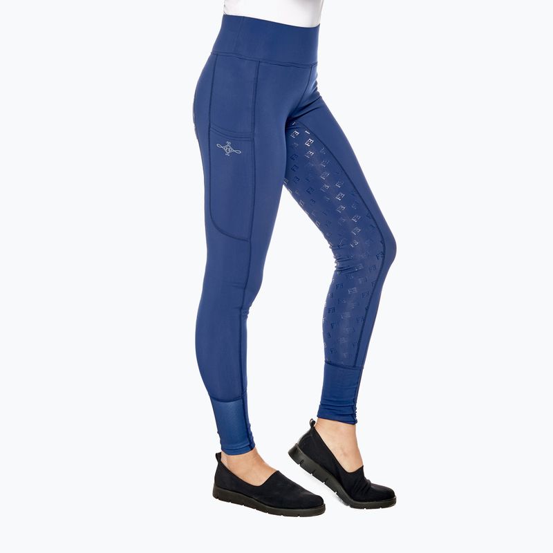 Women's equestrian leggings FERA Equestrian Enola navy blue 1.3. 5