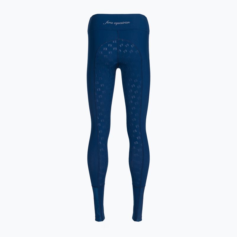 Women's equestrian leggings FERA Equestrian Enola navy blue 1.3. 2