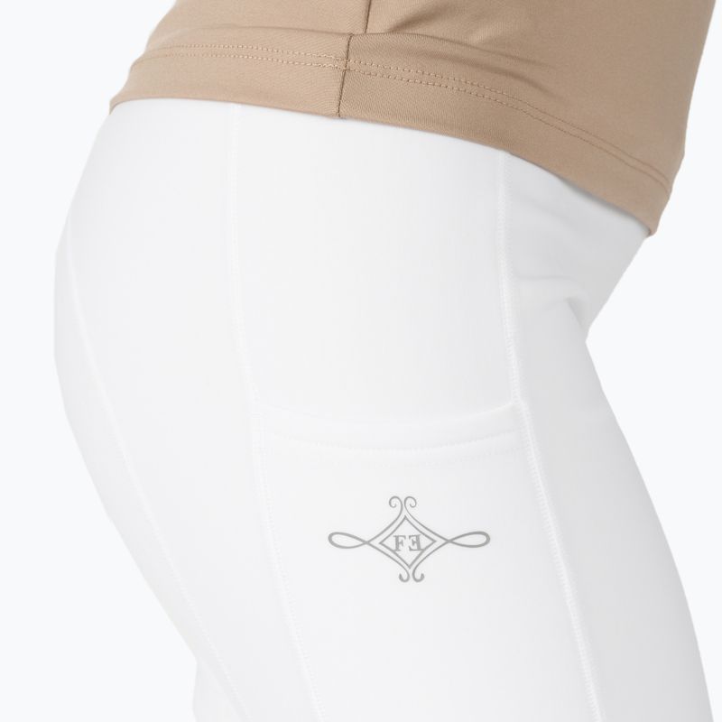 FERA Equestrian Enola women's riding leggings white 1.3. 4