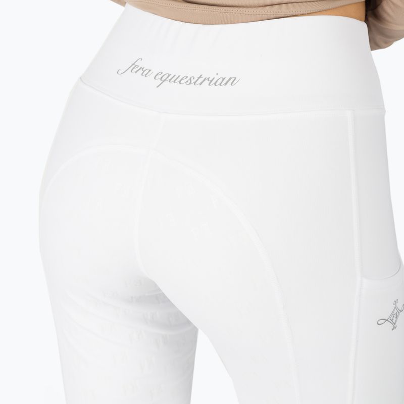 FERA Equestrian Enola women's riding leggings white 1.3. 5