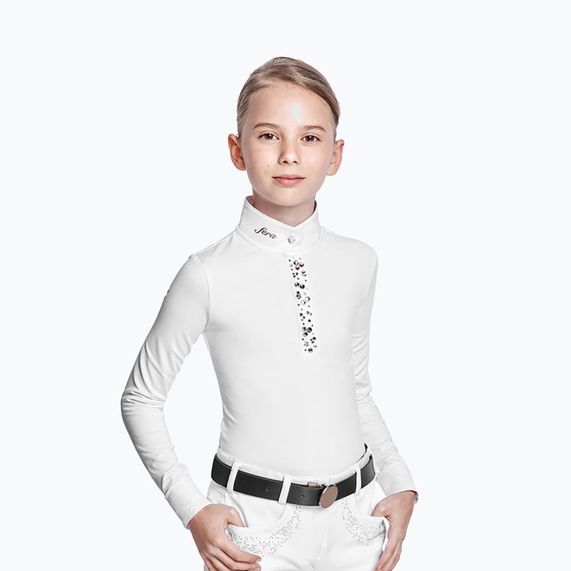 FERA Equestrian children's competition shirt white 3.1