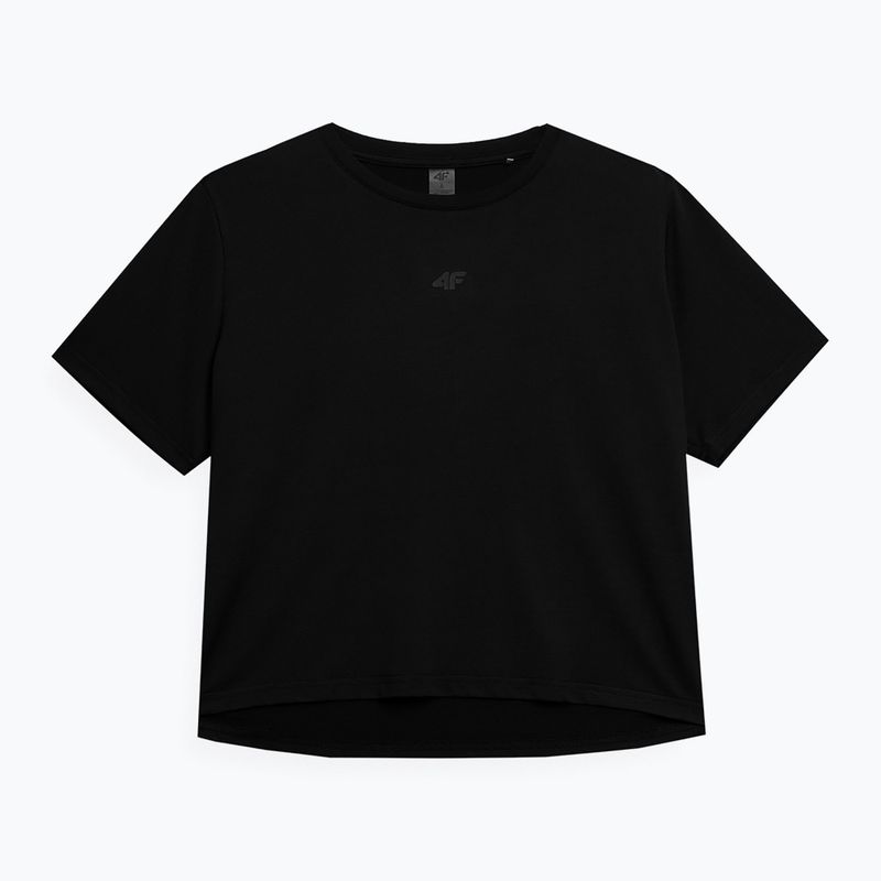 Women's training t-shirt 4F black 4FSS23TFTSF152-20S