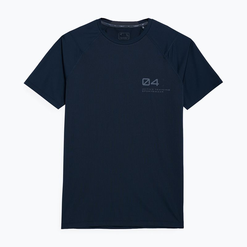 Men's 4F training t-shirt navy blue 4FSS23TFTSM163-31S