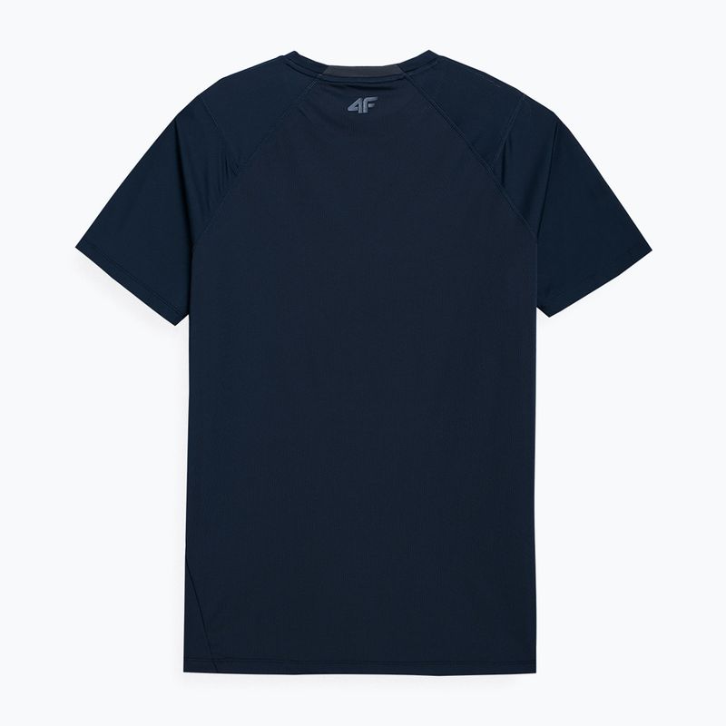Men's 4F training t-shirt navy blue 4FSS23TFTSM163-31S 2