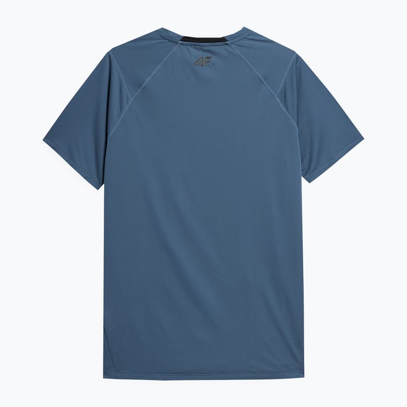 Men's training t-shirt 4F blue 4FSS23TFTSM163-32S 2