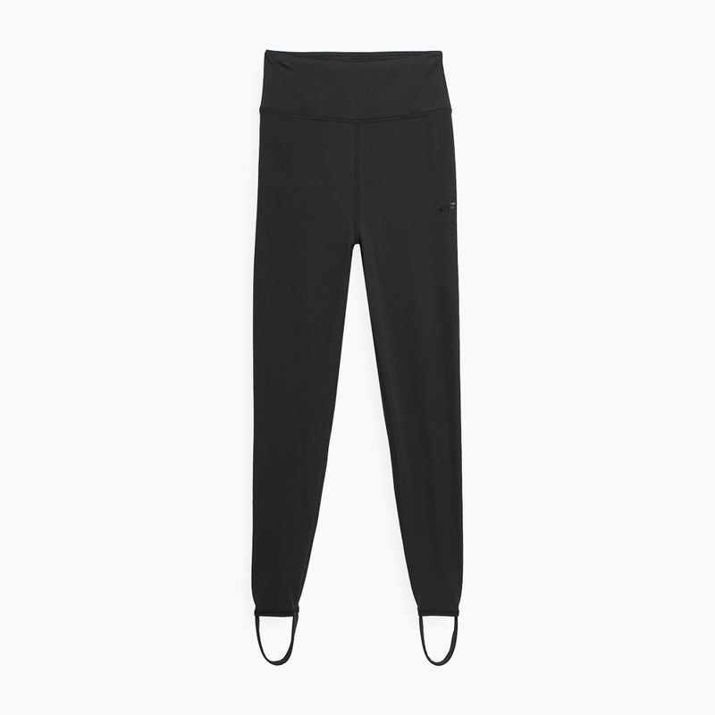 Women's yoga leggings 4F black 4FSS23TFTIF045-20S