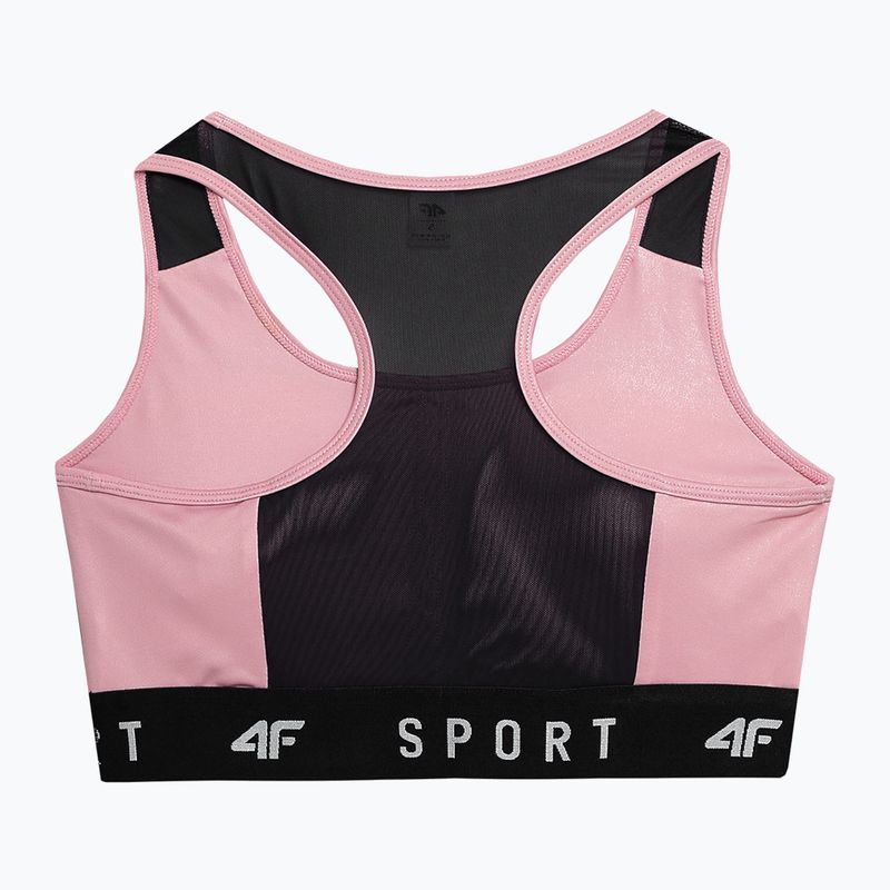 4F fitness bra pink 4FSS23USBAF051-56S 5