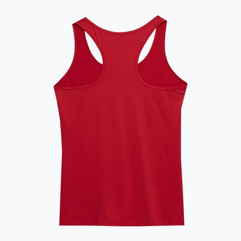 Women's training tank top 4F red 4FSS23TFTSF263-62S 2