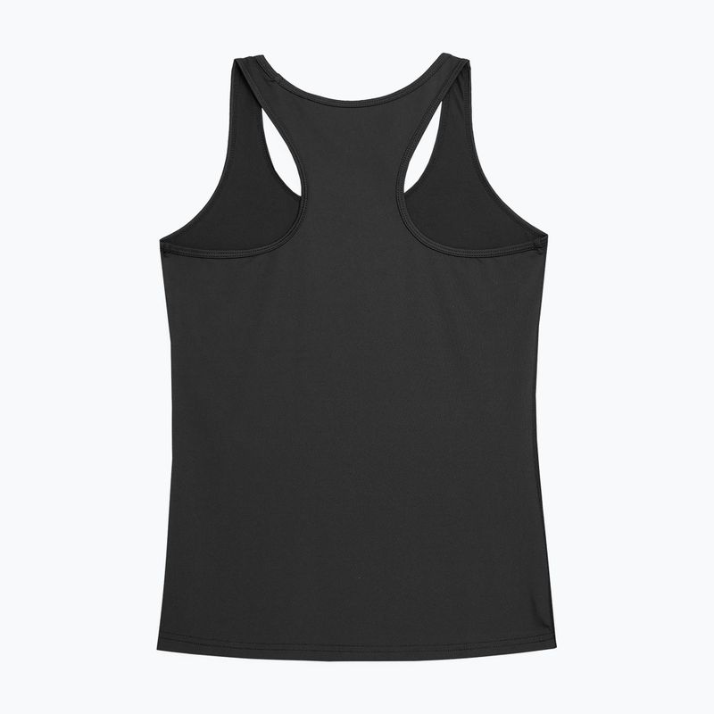 Women's training tank top 4F black 4FSS23TFTSF263-20S 2