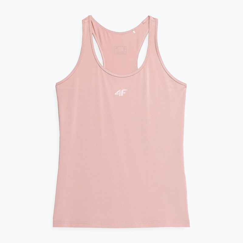 Women's training tank top 4F light pink 4FSS23TFTSF263-56S