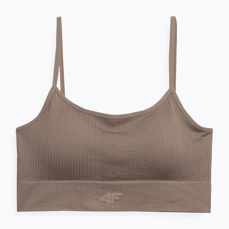 4F fitness bra light brown 4FSS23USBAF031-82S