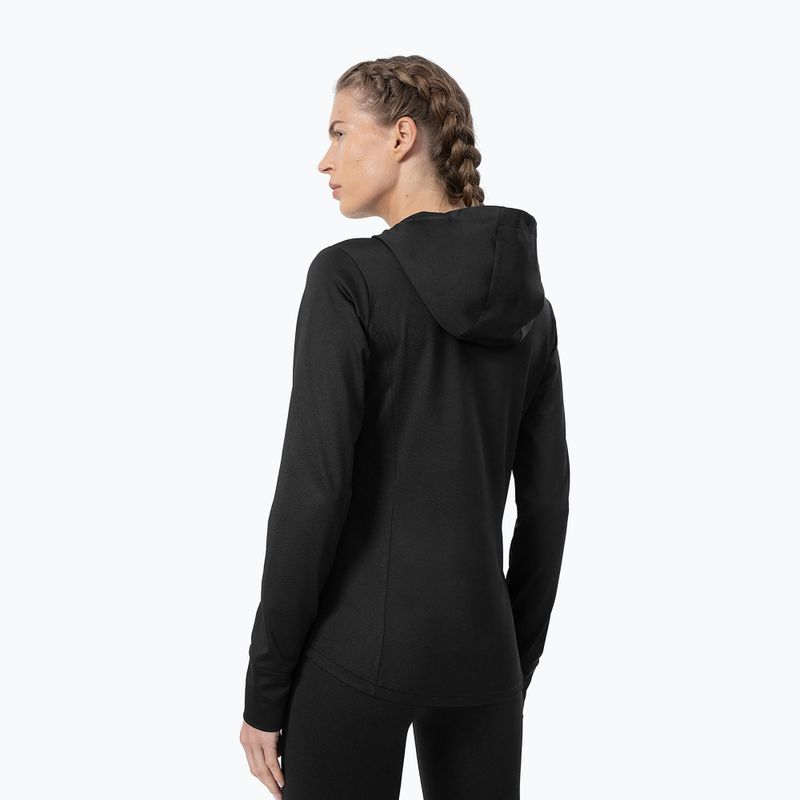 Women's training sweatshirt 4F black 4FSS23TFSWF113-20S 2