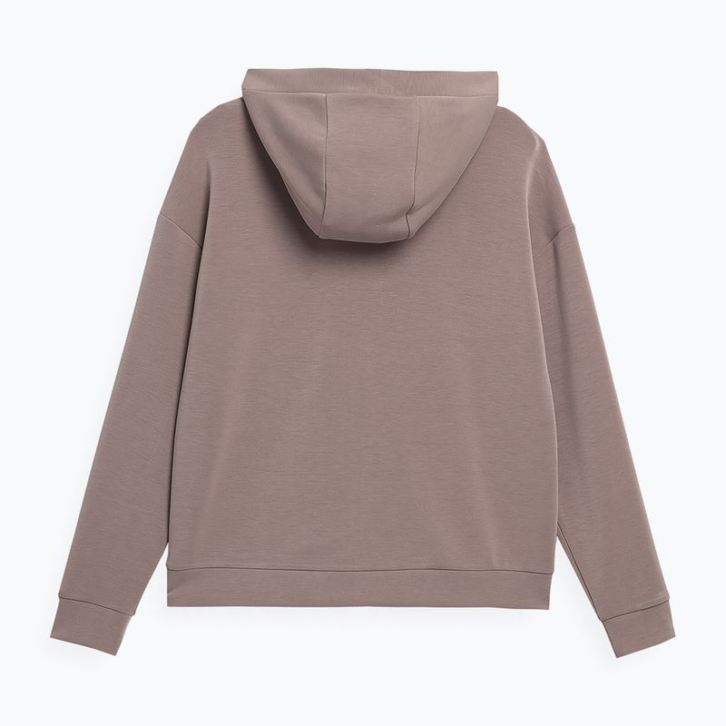 Women's yoga sweatshirt 4F brown 4FSS23TSWSF213-82S 2