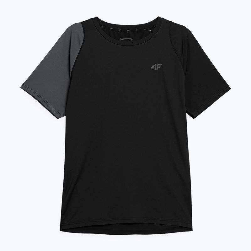 Men's training t-shirt 4F black-grey 4FSS23TFTSM405-20S