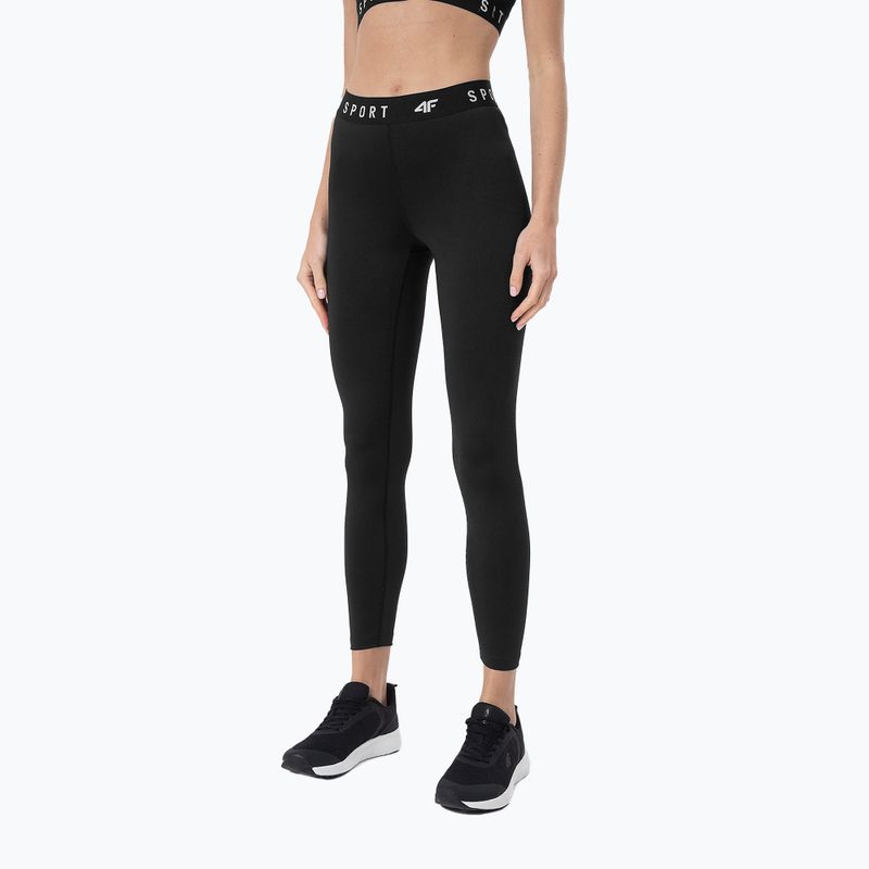 Women's leggings 4F black 4FSS23TFTIF077-20S
