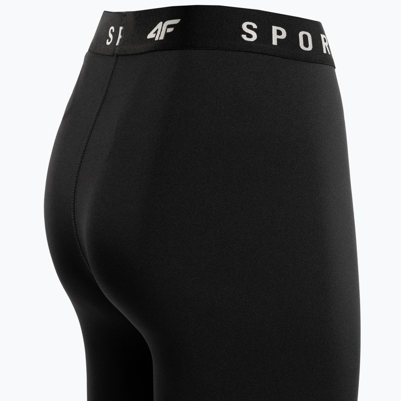 Women's leggings 4F black 4FSS23TFTIF077-20S 7