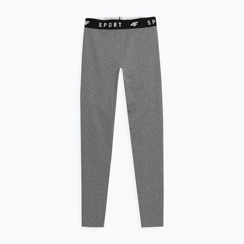 Women's leggings 4F grey 4FSS23TFTIF077-24M