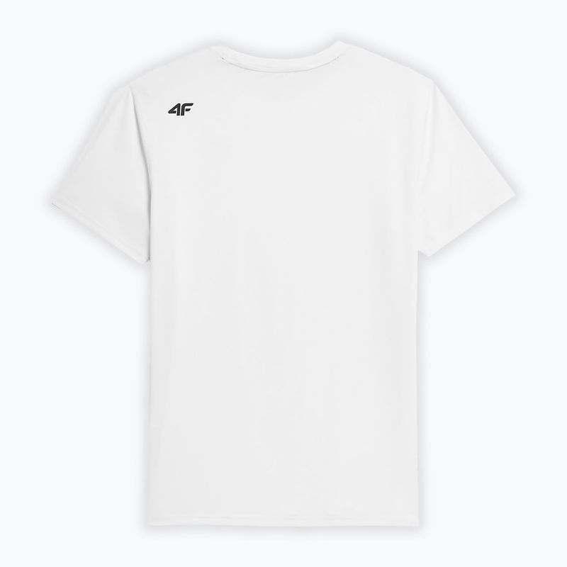 Men's 4F training t-shirt white 4FSS23TFTSM259-10S 2