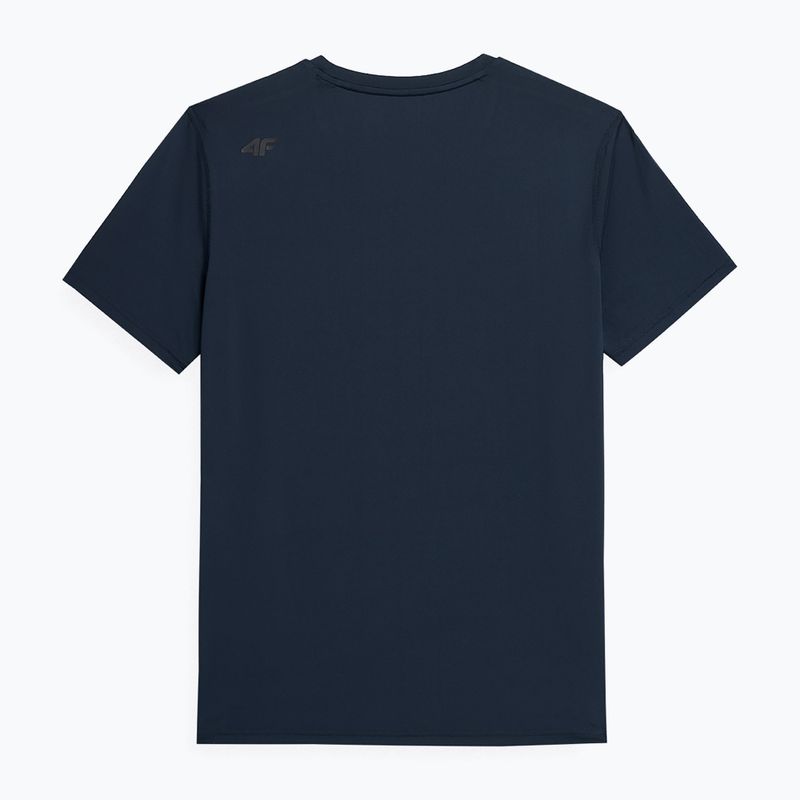 Men's 4F training t-shirt navy blue 4FSS23TFTSM259-31S 2
