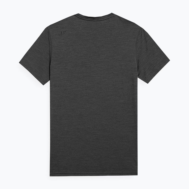 Men's training t-shirt 4F black 4FSS23TFTSM260-20M 2