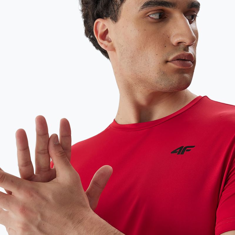 Men's training t-shirt 4F M448 red 5