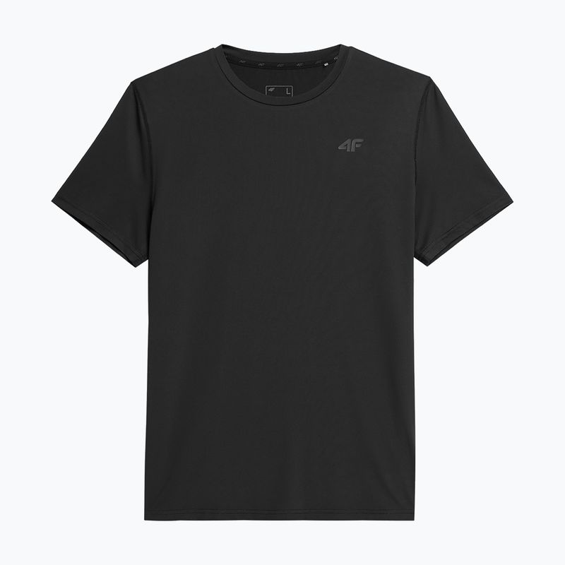Men's training t-shirt 4F M448 deep black 4