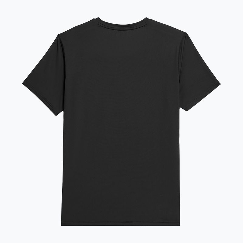 Men's training t-shirt 4F M448 deep black 5