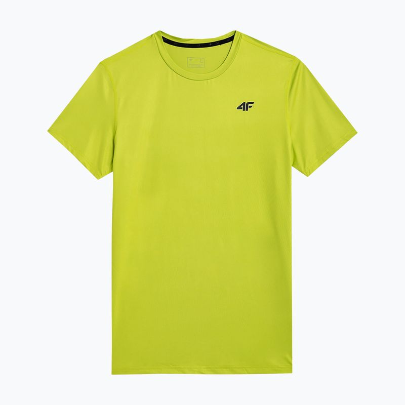 Men's training t-shirt 4F M448 canary green 5