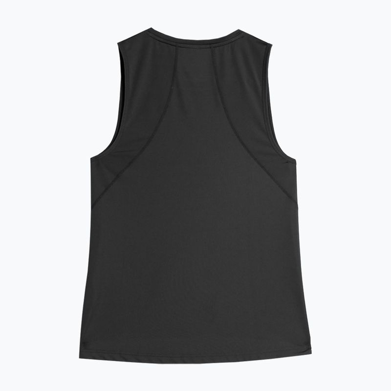 Women's training t-shirt 4F F450 deep black 2