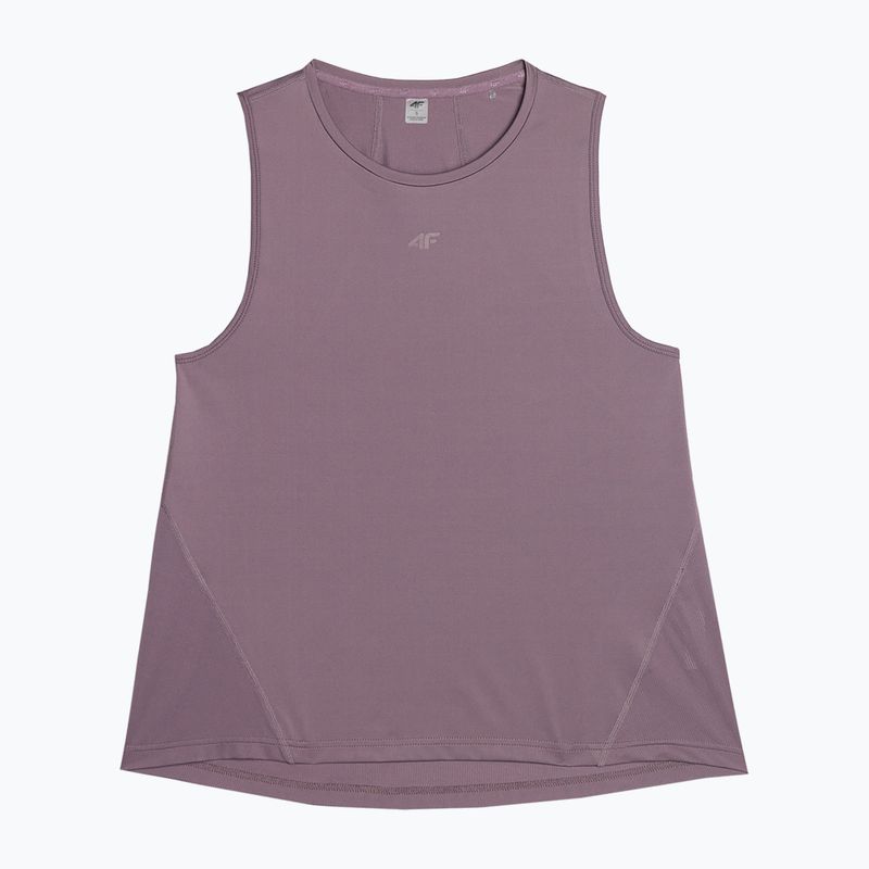 Women's training t-shirt 4F F450 light brown