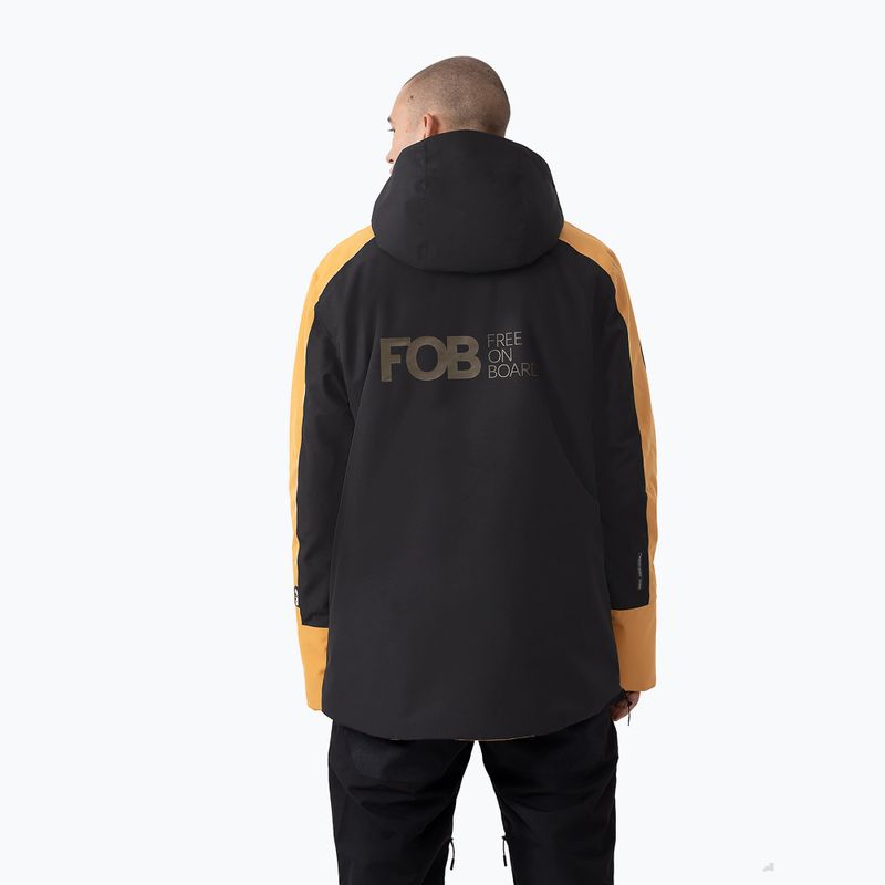 Men's snowboard jacket 4F M290 orange 2