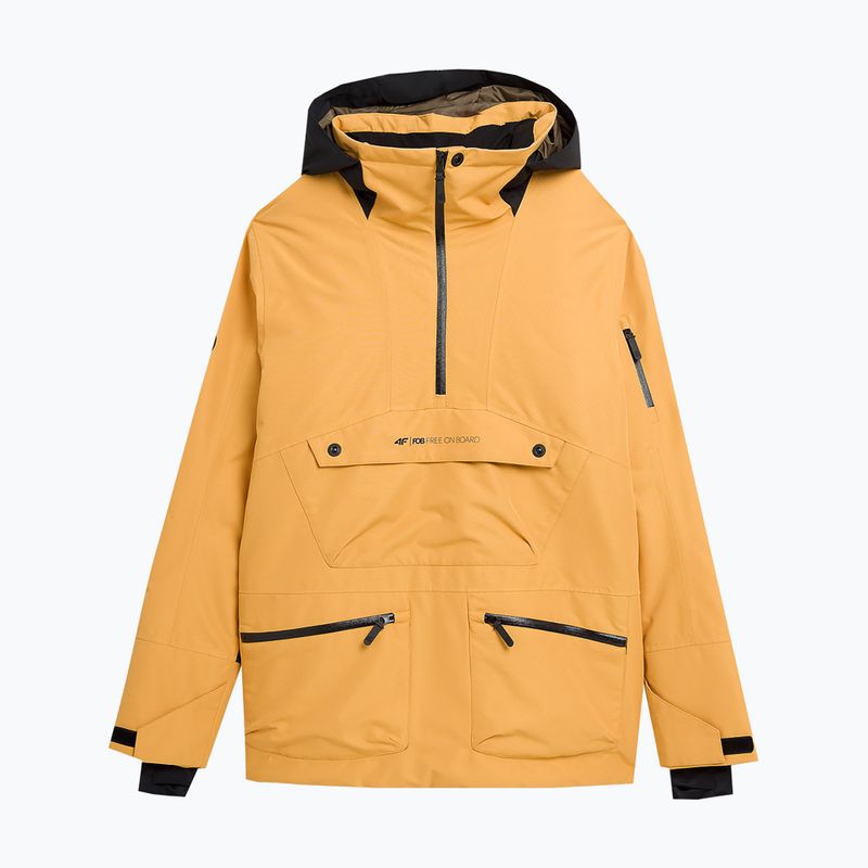 Men's snowboard jacket 4F M290 orange 3