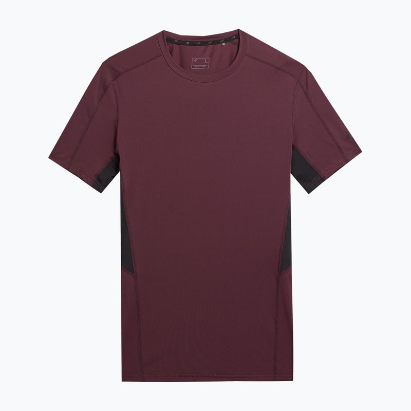 Men's training t-shirt 4F M451 burgundy