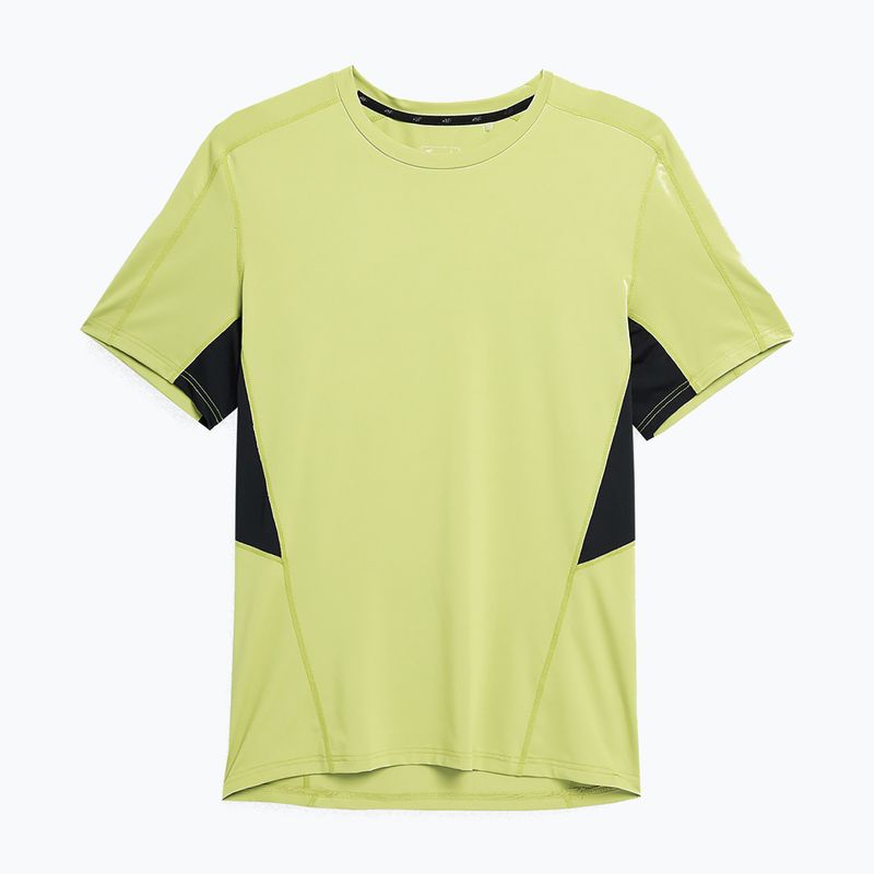 Men's training t-shirt 4F M451 canary green