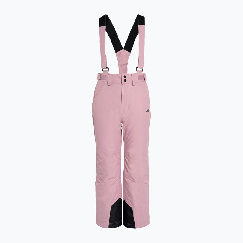 Children's ski trousers 4F F353 dark pink 3