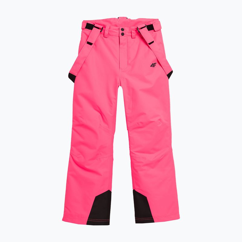 Children's ski trousers 4F F353 hot pink neon 7