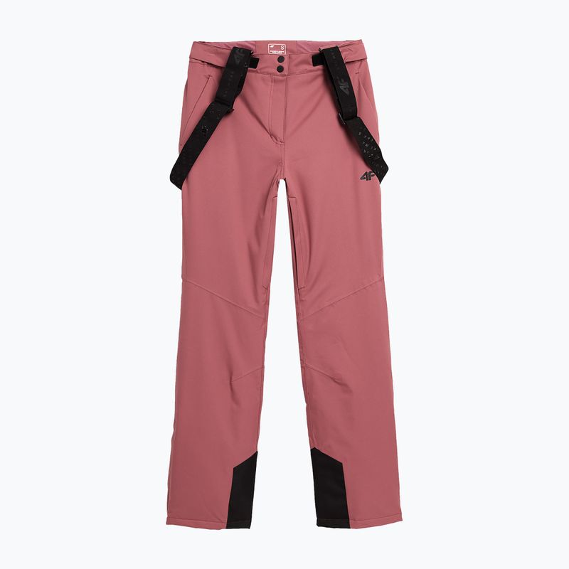 Women's ski trousers 4F F400 dark pink 7