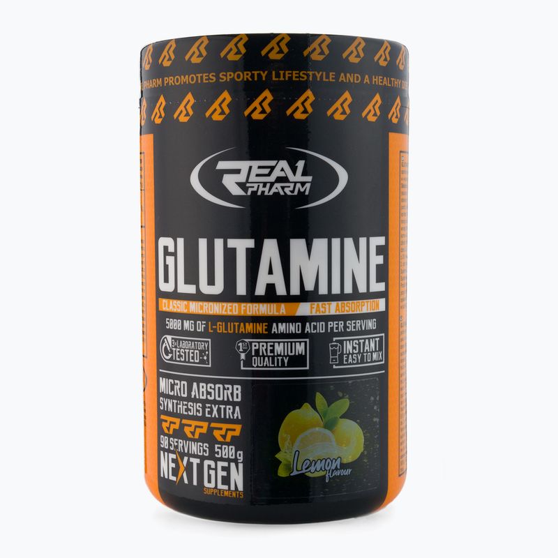 Real Pharm amino acids glutamine 500g lemon 666251