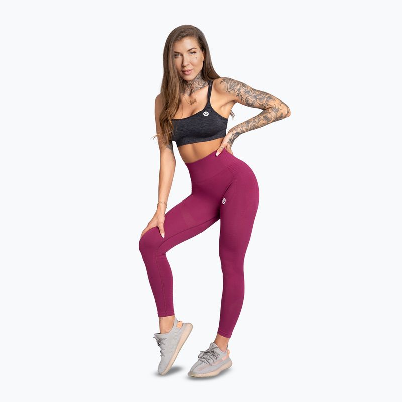 Women's training leggings Gym Glamour Jelly Berry pink 2