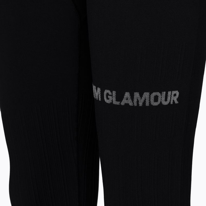 Women's training leggings Gym Glamour Push Up Deep Black 311 7