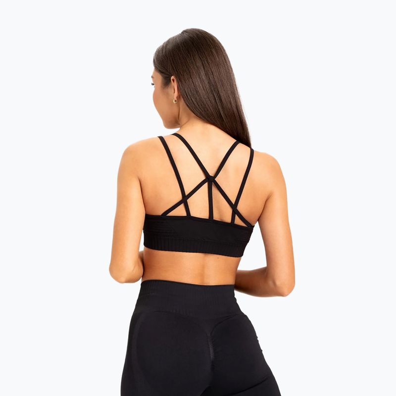 Training bra Gym Glamour seamless black 2