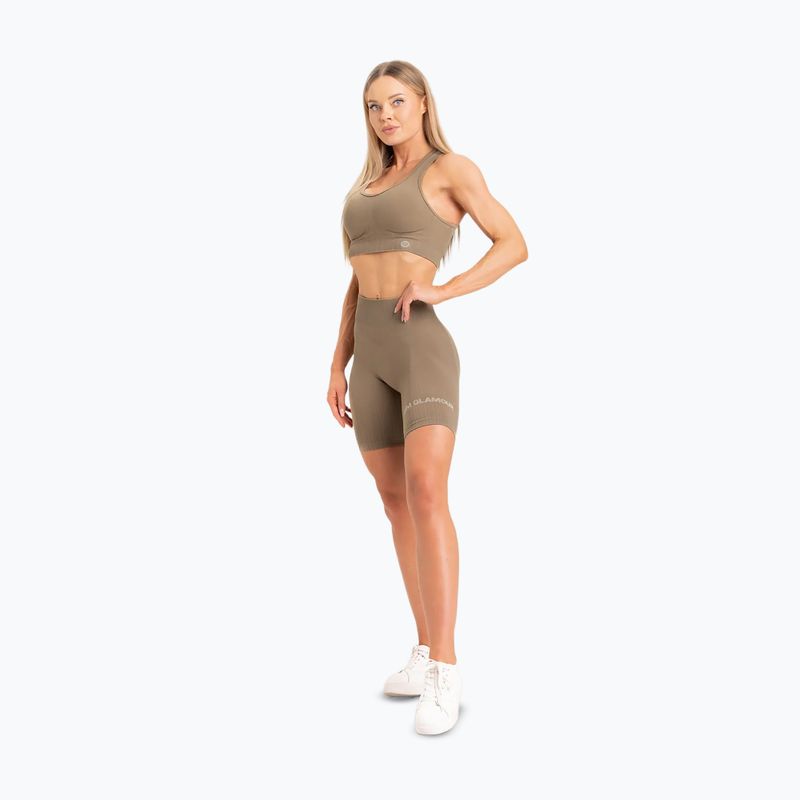 Women's Gym Glamour Push Up Bikers Nude 316 12