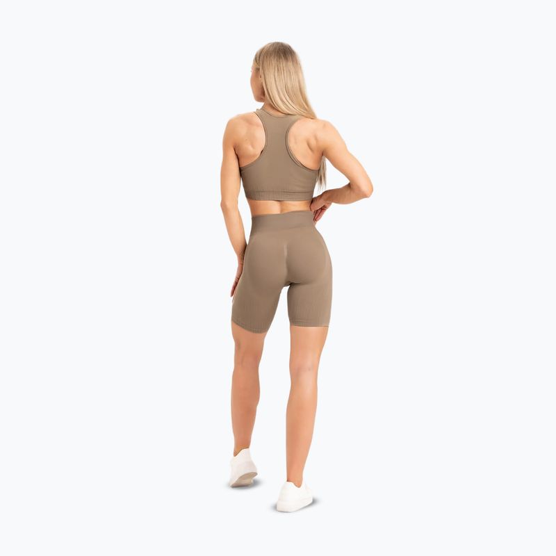 Women's Gym Glamour Push Up Bikers Nude 316 13